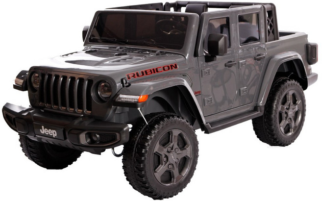 대호토이즈 지프 랭글러 글래디에이터 2인승 유아전동차, 그레이, 1개