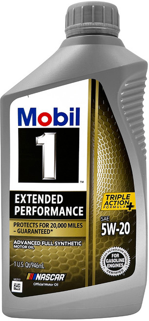 Mobil 1 Extended Performance 全合成機油, 5W20, 946ml, 1瓶