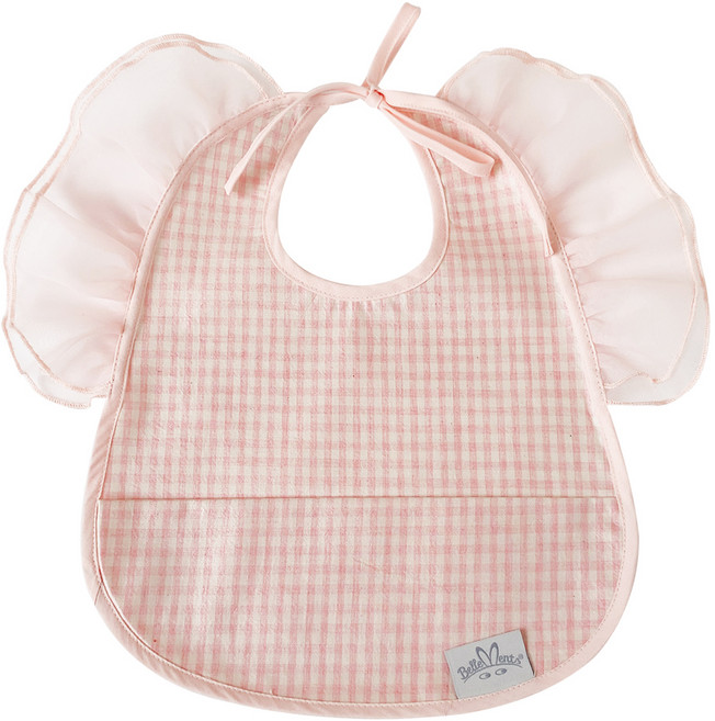 벨몽 유아용 코코 쉬폰 방수 턱받이, 코코핑크, 1개, 1개입