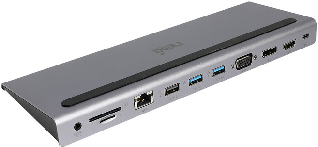 넥시 USB3.1 C타입 11 in 1 멀티 도킹스테이션 NX-11DOCK, 1개