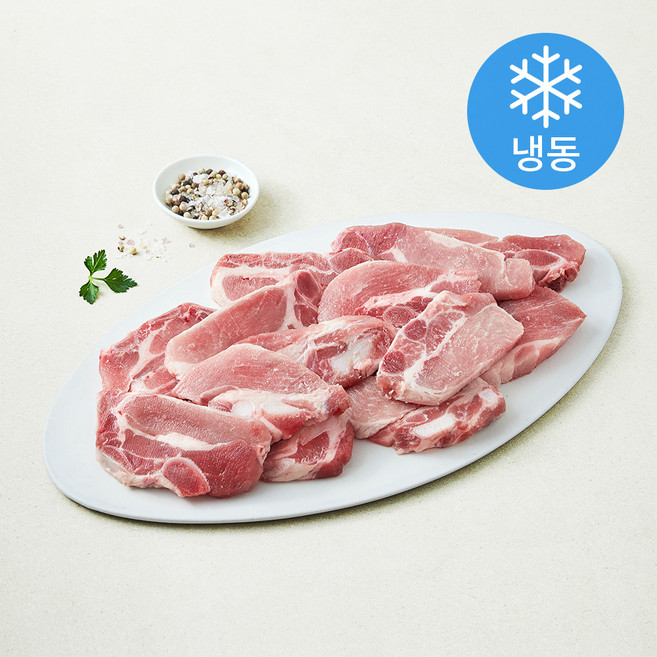 포르투갈산 돼지갈비 LA식 구이용 (냉동), 1개, 1kg