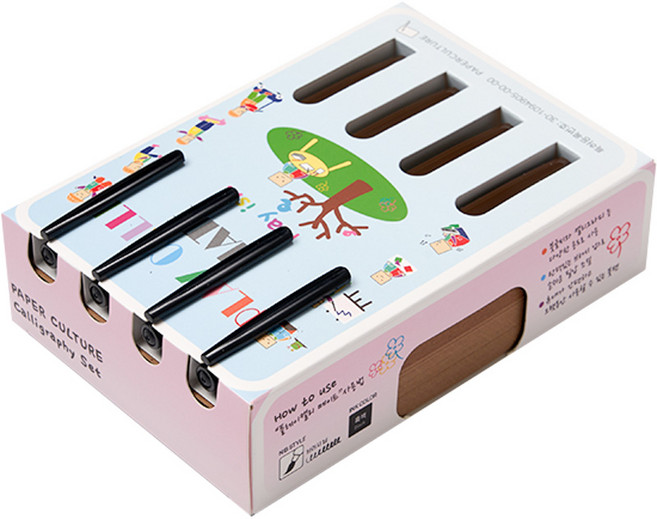 종이문화 플레이캘리 메이트 엽서 200g 크라프트, A6, 80개