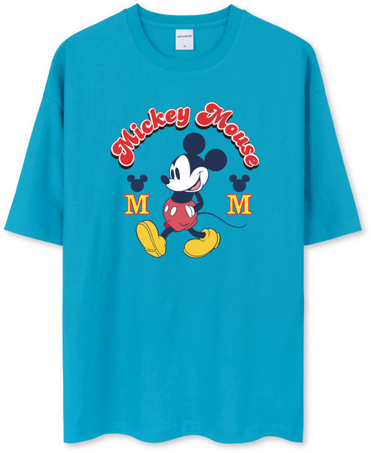 벤힛 디즈니 빅사이즈 미키 오버핏 통기성 반팔 티셔츠 DNMKOM1015F