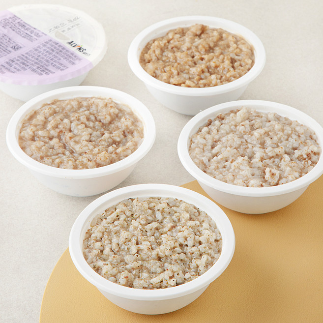 엘빈즈 한우듬뿍 이유식 중기2 한우듬뿍 흰살생선죽 180g + 한우듬뿍 흰콩죽 180g + 한우듬뿍참나물죽 180g + 한우듬뿍오이죽180g 세트, 720g, 1세트