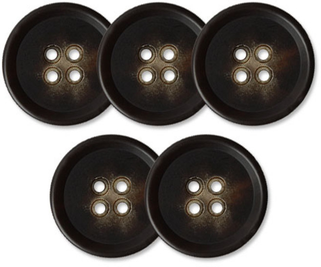 동대문단추왕 고급 무광 코트 가디건 단추 21mm, 보이스, 5개