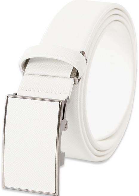 BLANC FLEUR 牛皮自動扣高爾夫腰帶