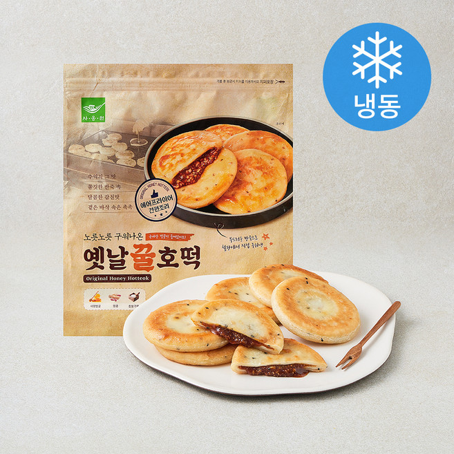 사옹원 옛날꿀호떡 (냉동), 80g, 1개, 10개입