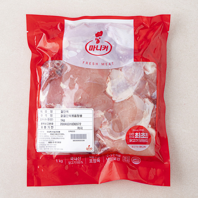 마니커 닭절단육 볶음탕용 (냉장), 1kg, 1개