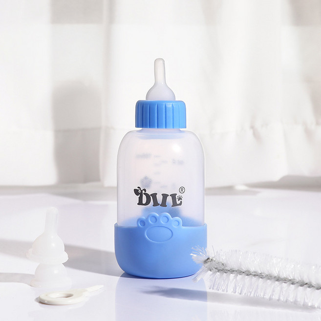 파스텔펫 반려동물 소프트 발바닥 젖병세트 FREE, 블루, 1개