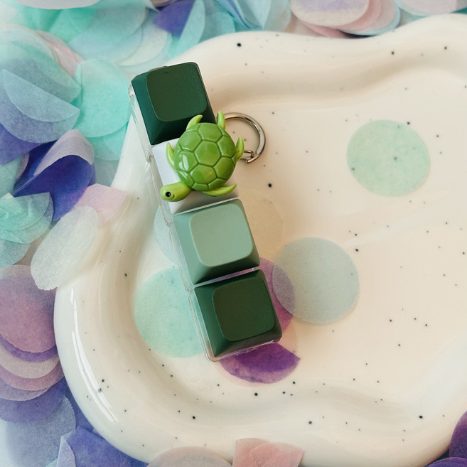 소리달 씨푸 수작업 바다친구들 키링 거북이