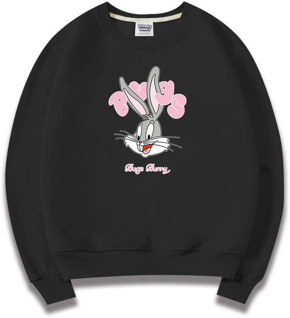ILLUSO 男女通用 Looney Tunes 粉紅兔大學T