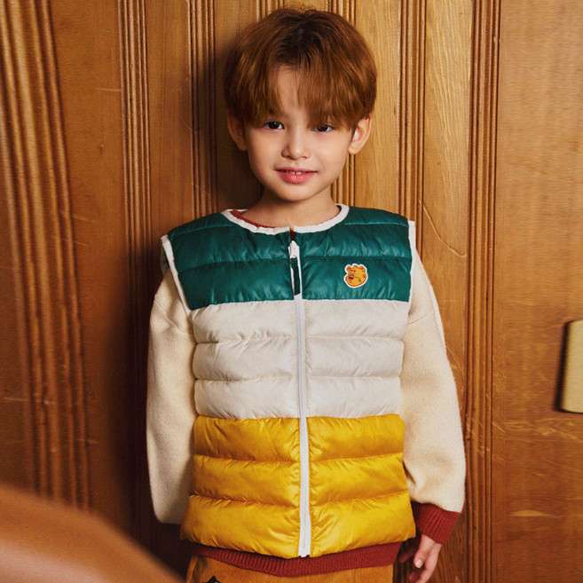 minidou 兒童泰迪熊Wellon輕量羽絨背心