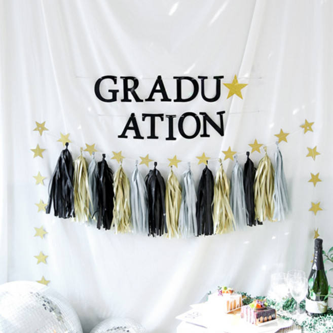 파티해 OH! 트렌드 졸업파티 장식세트, 혼합색상, 1세트