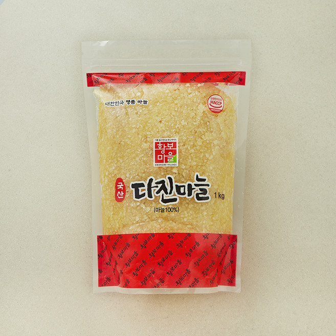황보마을 국내산 다진마늘, 1kg, 1개