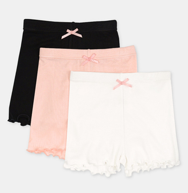 유니프랜드 아동용 레이온 골지 속바지 3종 세트