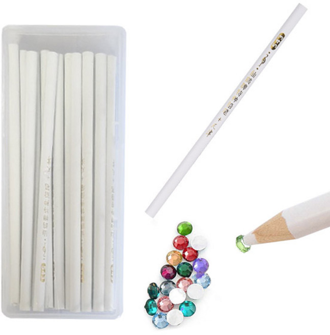 펜슬형 스톤피커, 혼합색상, 40개