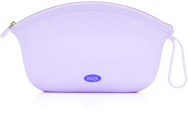 hiiji 矽膠水餃收納包 大型, 紫丁香