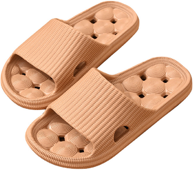 로커스 미끄럼방지 물빠짐 욕실화, 브라운, 1개