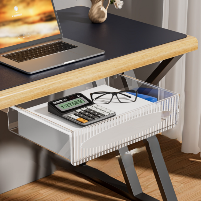 오템 부착식 서랍 대형 A4, 화이트, 1개