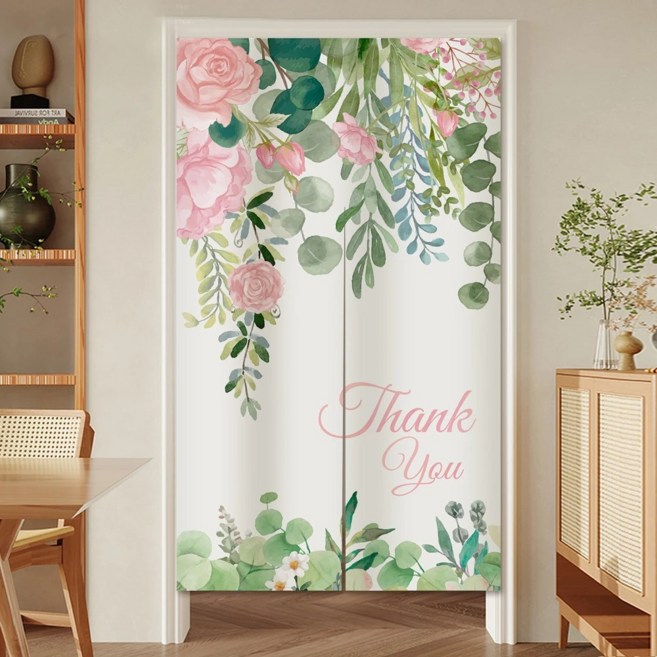 BonBon naturel 加厚穿桿式長門簾, 繁花似錦 多色