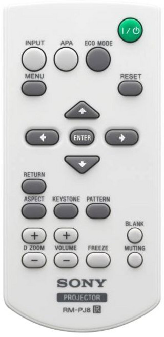소니 프로젝터 전용 리모컨, RM-PJ8, 1개