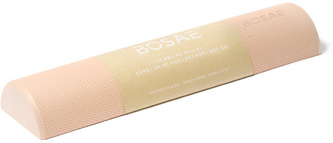 보새 EVA 하프 반원형 폼롤러, 마르살라, 1개