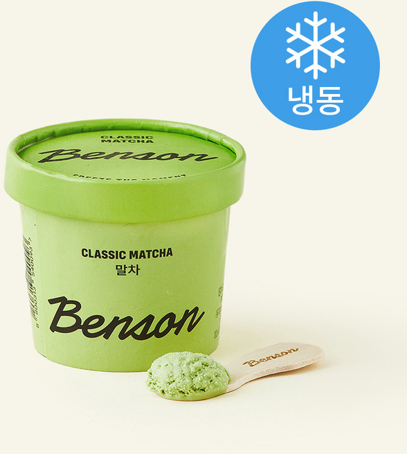 벤슨아이스크림 말차 미니컵 (냉동), 1개, 1개입, 100ml