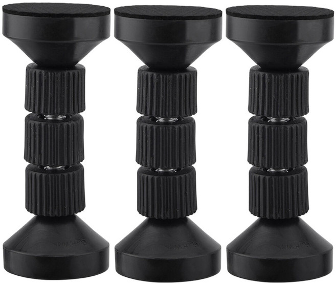 모나코올리브 4단 조절 삐걱스탑, 블랙, 3개