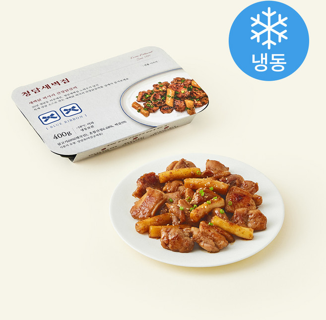 청담새벽집 새벽닭 떡사리 간장 닭갈비 (냉동), 400g, 1개