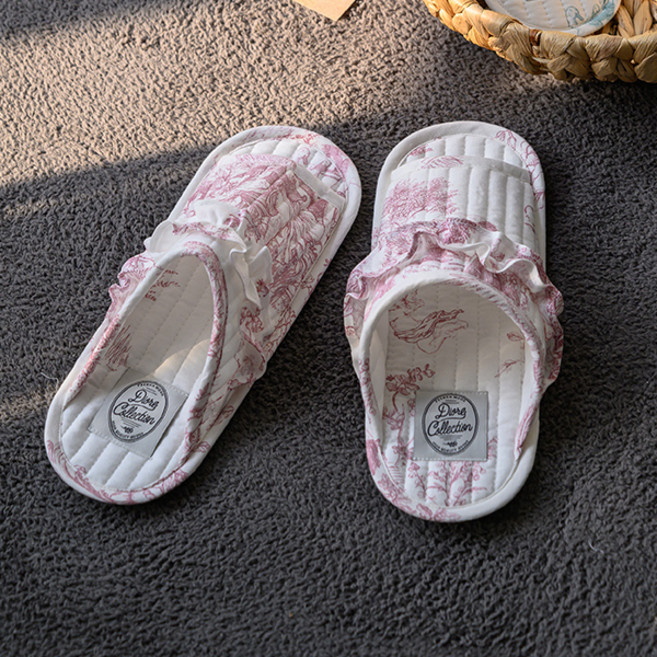 로제프 30수 광목 뜨왈 워셔블 슬리퍼, 1개, 핑크