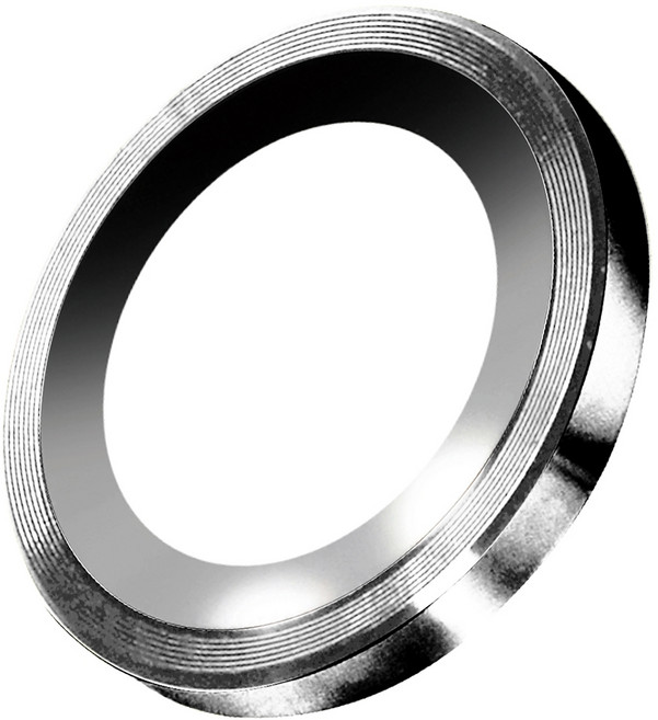 OWEIDA 歐威達 星耀鋁金屬鏡頭保護鏡鏡頭環 雙眼 銀色, 1組