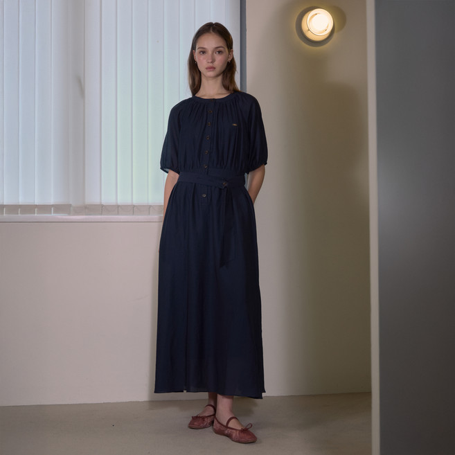 쥬시쥬디 여성용 버튼업 롱원피스 JZOP321A