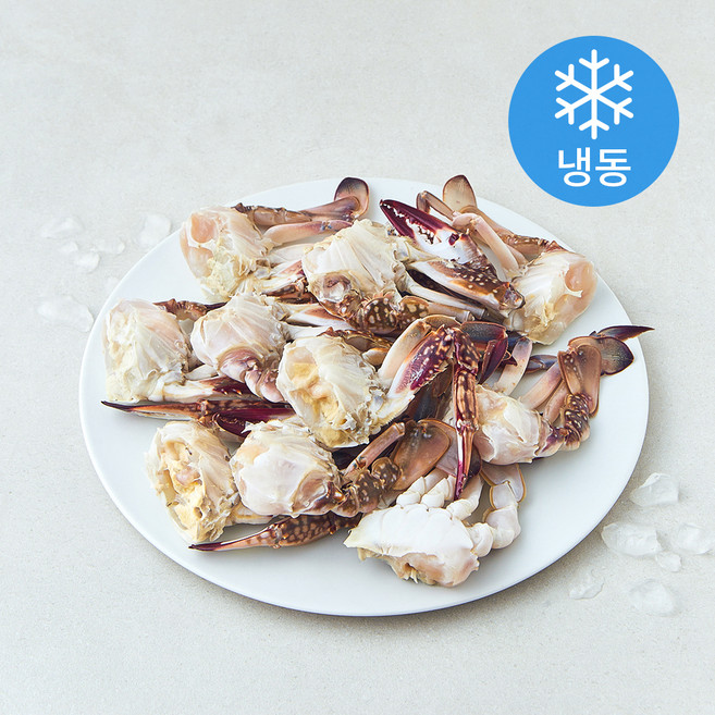 일품 먹기좋게 손질한 국산 꽃게 2절 (냉동), 1개, 1kg