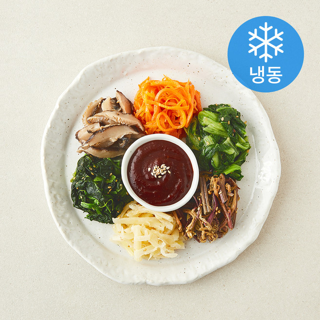 반찬단지 비빔밥용 모둠나물 (냉동), 381g, 1개