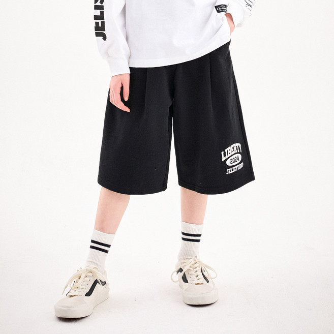 젤리스튜디오 아동용 리버티 버뮤다 와이드 팬츠