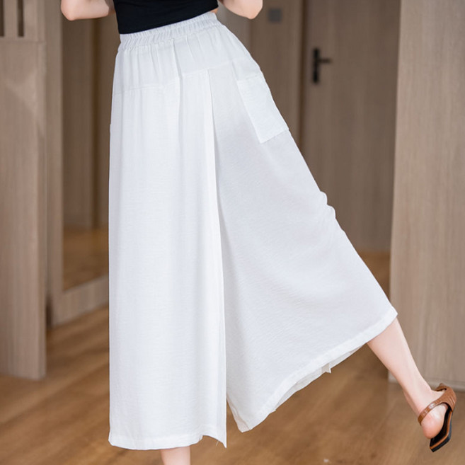 Banya Story 女款換季寬版鬆緊帶褲裙 SS110