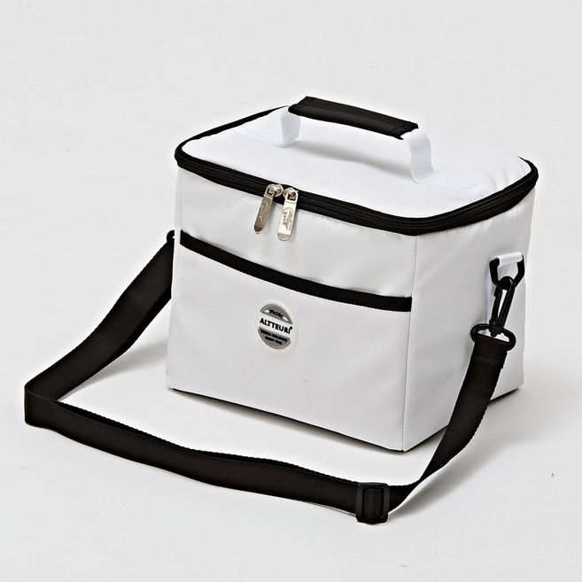 알뜨리 프리미엄 보온 보냉백, 화이트, 8L