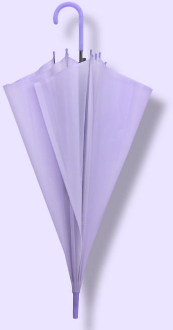 이지레그 투명 비닐 파스텔 자동 장우산