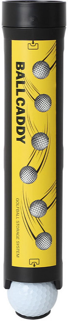 온코 볼캐디 골프공 케이스 탄창형 6구, 블랙, 1개