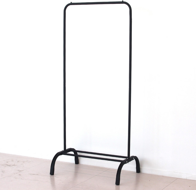 미니 옷걸이 1단 행거 600, 블랙