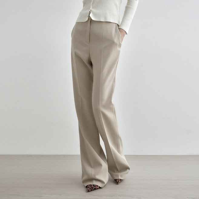 몽돌 여성용 세미 부츠컷 슬랙스 MDPT021