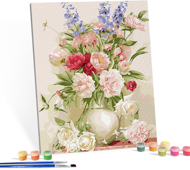 아이러브페인팅 DIY 명화그리기 4050, 단아한 화병, 1개