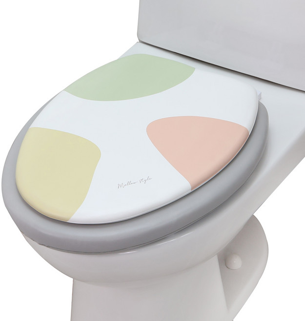 니드코 멜로우 소프트 변기커버, 그레이, 1개