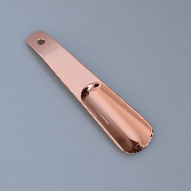 마켓피아 휴대용 신발 도우미 신발용품 구두주걱, 로즈골드, 1개