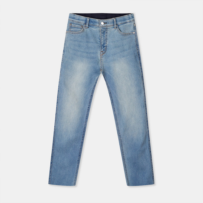 SPAO 女款日常九分修身牛仔褲
