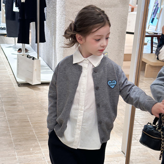 골든래빗 C 하트노트 가디건