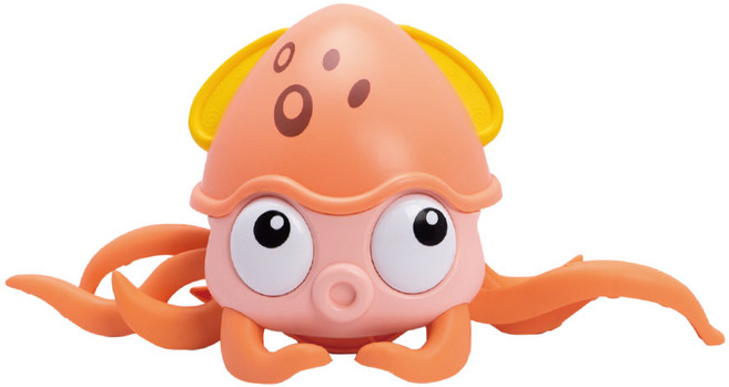 비앤씨 오징어랑 댄스댄스 로봇애완동물, 1개, 노랑