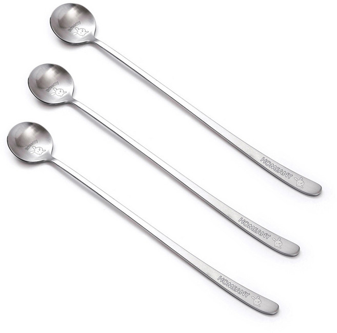 홈애니 국산 롱 티스푼, 토끼, 단품, 3개