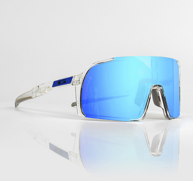 가빈 스타일호른 스포츠 고글 G103 + 도수클립 세트, C08 투명 + 블루미러, 1세트