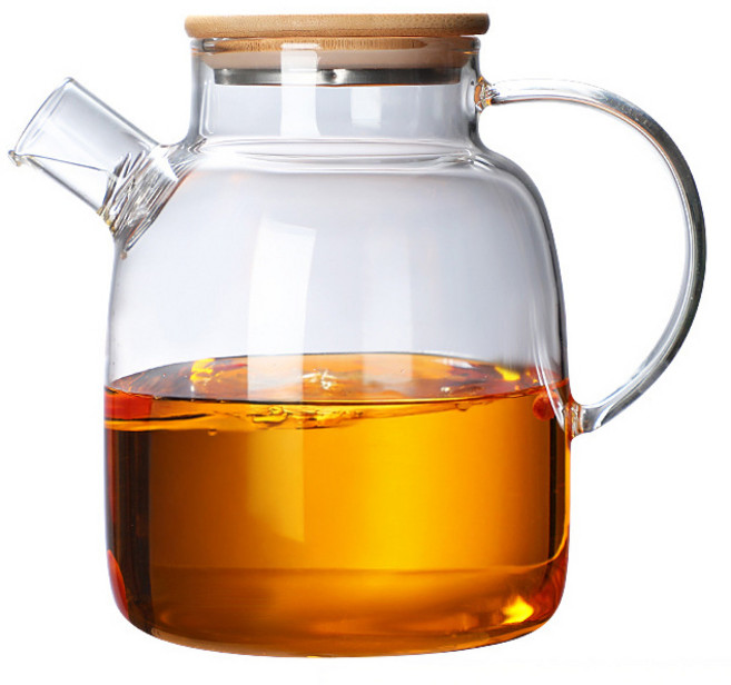 자연무이 한차전용 내열유리 주전자, 혼합색상, 1.8L, 1개